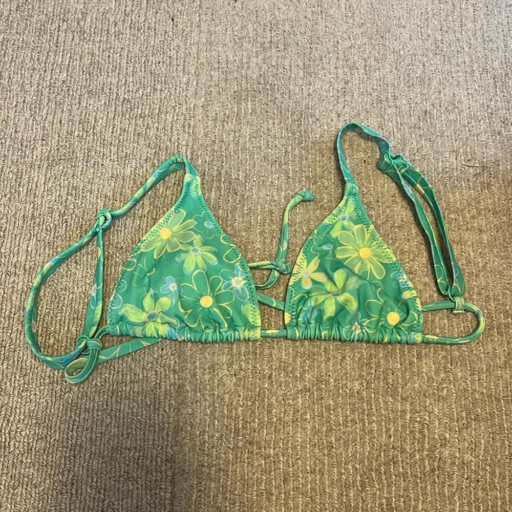 Packing bikini top, LA hearts, XS